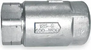 APOLLO 6210801 2" FNPT Stainless Steel Ball Cone Spring Check Valve