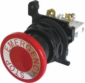 EATON E34GDBC2N8-1X Non-Illuminated Push Button,Red