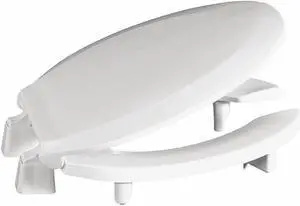 CENTOCO GR3L820STS-001 Toilet Seat, With Cover, Plastic, Elongated, White CENTOCO GR3L820STS-001 Toilet Seat, With Cover, Plastic, Elongated, White