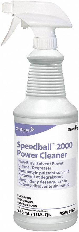 Diversey 5891164 Speedball 2000 Heavy-Duty Cleaner, Citrus, Liquid, 1qt. Spray Bottle