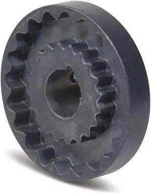 TB WOOD'S 4J78 Sure-Flex Sleeve Coupling Flange, 4J, Bore 7/8"