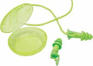 MOLDEX 6770 Flip to Listen Reusable Soft Plastic Dual Mode Ear Plugs, Flanged