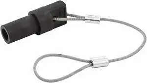 HUBBELL WIRING DEVICE-KELLEMS HBL15MCAPBK Single Pole Connector,Protective