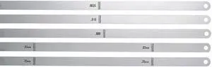 STARRETT 667-1/2 Thickness Gage,0.0005 In,1/2 x 12 In