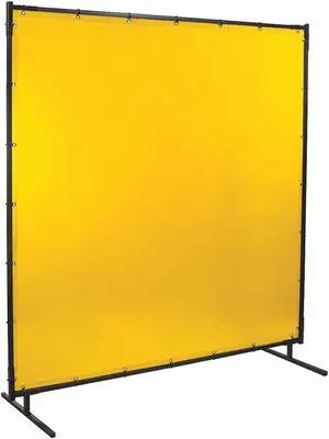 STEINER 534-6X6 Welding Screen, Transparent Vinyl, 6 ft. W., 6 ft. H., 13 oz/sq