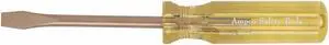AMPCO SAFETY TOOLS S-37 Non-Sparking Slotted Screwdriver 3/16 in Round