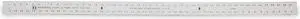 JOHNSON J60 Aluminum Straight Edge,60 In,Graduated