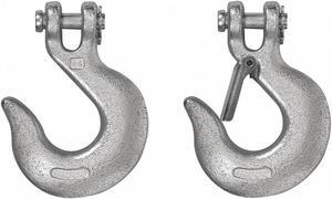 CAMPBELL CHAIN & FITTINGS T9401624 3/8" Clevis Slip Hook, Grade 43, Zinc Plated