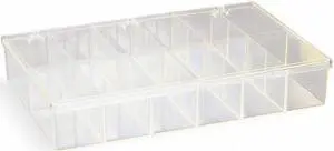 FLAMBEAU 6676KC 12 Compartment Box, 12-3/4"L x 8-1/2"W