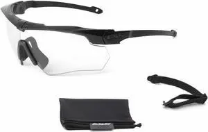 Ess Crossbow Anti-Fog, Scratch-Resistant Safety Glasses , Clear Lens Color
