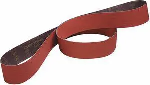 3M CUBITRON II 947A Cloth Belt, Coated, 6 in W, 48 in L, 80 Grit, Medium,