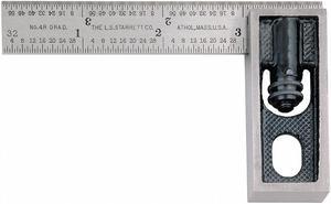 STARRETT 13A Double Square,3-1/2x9/16 In,4R Grad,2 Pc