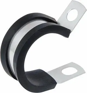 Clamp, Cushioned, EPDM, Dia 3/4 In, PK 25