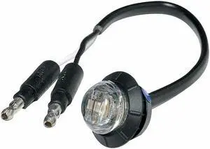 MAXXIMA M09300BCL Courtesy Light, 3/4In, LED, Blue, Clear Lens
