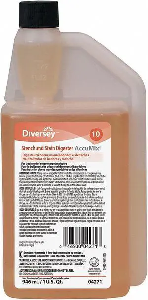 DIVERSEY 101109752 Spot and Stain Remover,32 oz.,Citrus