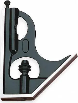 STARRETT H11-1224 Square Head,Cast Iron,Wrinkle Finish
