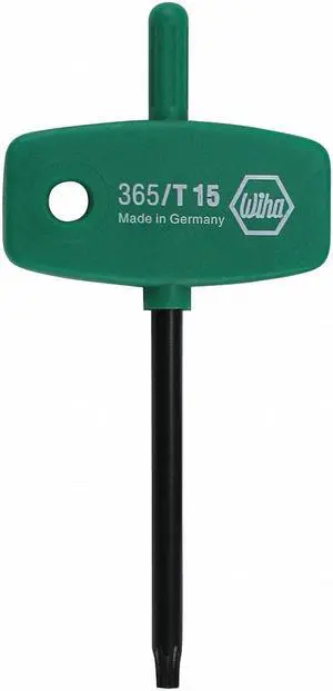 Wiha Tools Torx Key,T Shape,AllyStl,1 25/64 in,PK10  36513