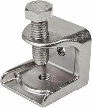 Beam Clamp, 1/2" Nominal Conduit/Pipe/Threaded Rod, 1-37/64" Jaw Opening, 1 EA