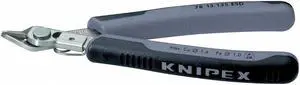 KNIPEX 78 13 125 ESD 4 7/8 in 78 Diagonal Cutting Plier Flush Cut Pointed Nose