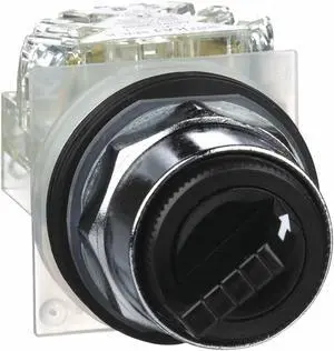 SCHNEIDER ELECTRIC 9001KS11BH13 Non-Illum Selectr Swtch,22mm,2 Pos,Keyd