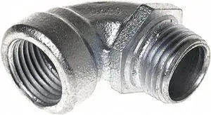 Raco 3/4" Threaded IMC, Rigid Elbow 90 Degree, 2-7/64" Overall Length  1723