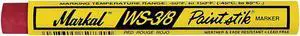 MARKAL 82422 Solid Paint Crayon, Medium Tip, Red Color Family