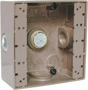 weatherproof box, red for CS405