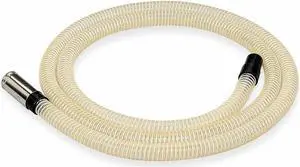 TORNADO 90684 Vacuum Hose,1-1/2 x 15 ft,Clear,Urethane