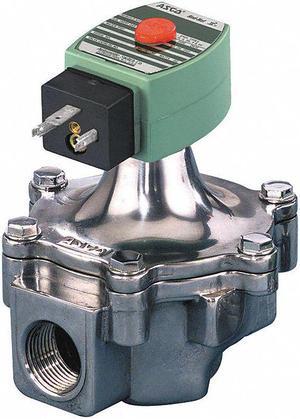 REDHAT SC8215B050 Solenoid Valve, 2-Way, 2-Position, Normally Closed, 1 in Pipe