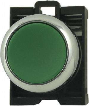 EATON M22M-DR-G Push Button operator, 22 mm, Green