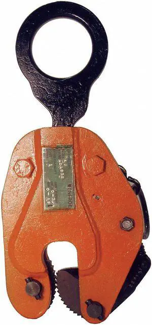 Plate Clamp,2000 lb,Vertical,0 to 3/4 In RENFROE LJ-01.00-A