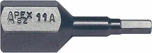 APEX TOOL GROUP SZ-11-A Torsion Bit, SAE, 7/16", Hex, 5/32", 7/8"