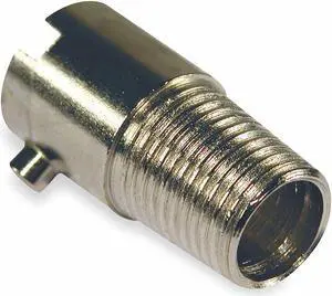 TEMPCO TCAR-1005 Bayonet Adapter,1/8-27 NPT,L 7/8,Slvr