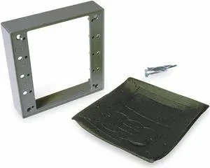 BELL OUTDOOR 5407-0 Extension Box, 2 Gangs, Aluminum