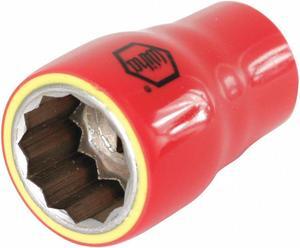 18mm Chrome Vanadium Insulated Socket with 1/2" Drive Size and Chrome Finish