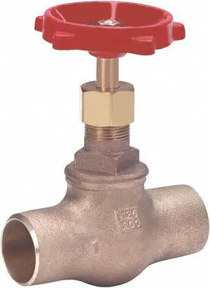 MILWAUKEE VALVE 1502.5 Globe Valve,Class 125,1/2 In.,Bronze