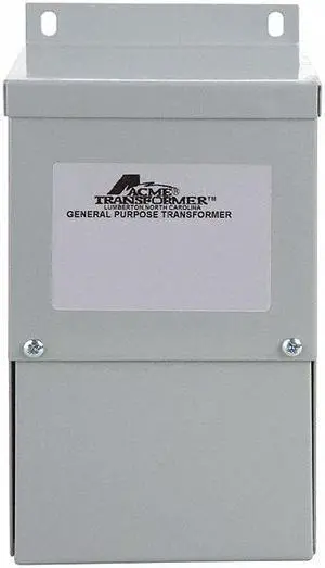 ACME ELECTRIC T181054 Buck Boost Transformer, 50 VA, NEMA 3R, 16/32V AC,
