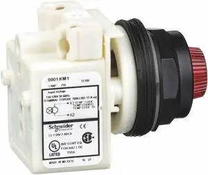 Schneider Electric Pilot Light,Incan,Red,110-120V  9001SKP1R31
