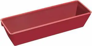HYDE 09060 Drywall Mud Pan,12-1/2 In,Plastic,Red
