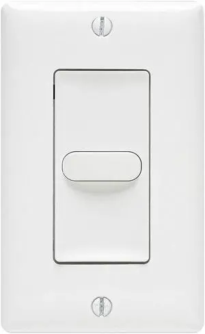 HUBBELL WIRING DEVICE-KELLEMS DSM30W1 Wall Switch,Push Button,Momentary,White