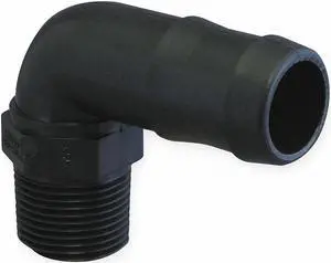 BANJO HB050/075-90 3/4" Barbed x 1/2" MNPT 90 Degree Elbow