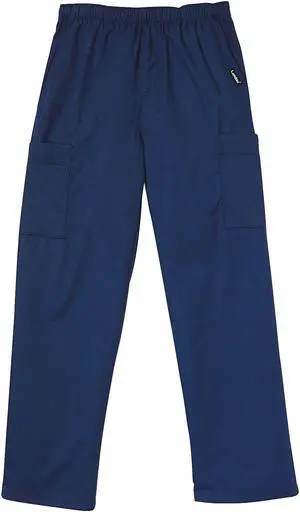 LANDAU 8555BNPMED Scrub Cargo Pants, Cotton/Polyester, Drawstring Waist, 31 in