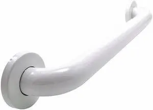 WINGITS WGB6YS24WH Polyester Painted Grab Bar, 24" L, Stainless Steel, Poly