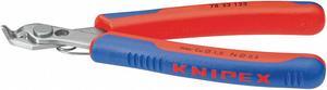 KNIPEX 78 23 125 Electronic Pliers,SS,Angled