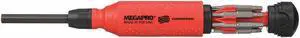 MEGAPRO 151TP-B Tamperproof 15-in-1 Multi-Bit Screwdriver, 8-1/2", Number of
