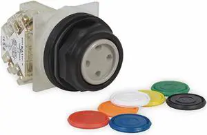 SCHNEIDER ELECTRIC 9001SKR1UH13 Flush Push Button Operator, 30 mm, SPDT,