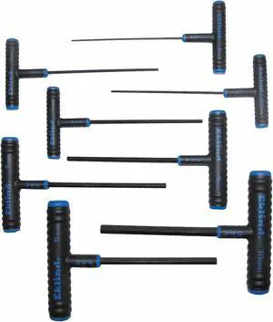 EKLIND 64608 8 Piece Metric T-Shape Hex Key Set, 64608