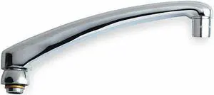 CHICAGO FAUCET L8JKABCP Swing Spout, 8 In L, 2.2 GPM