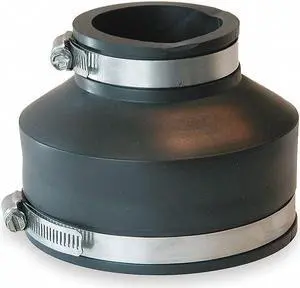 ZORO SELECT 1056-42 Flexible Coupling,For Pipe Size 4" x 2"