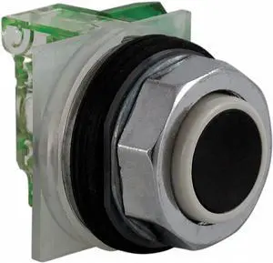 Schneider Electric Non-Illuminated Push Button,30mm,Black  9001KR3BH5